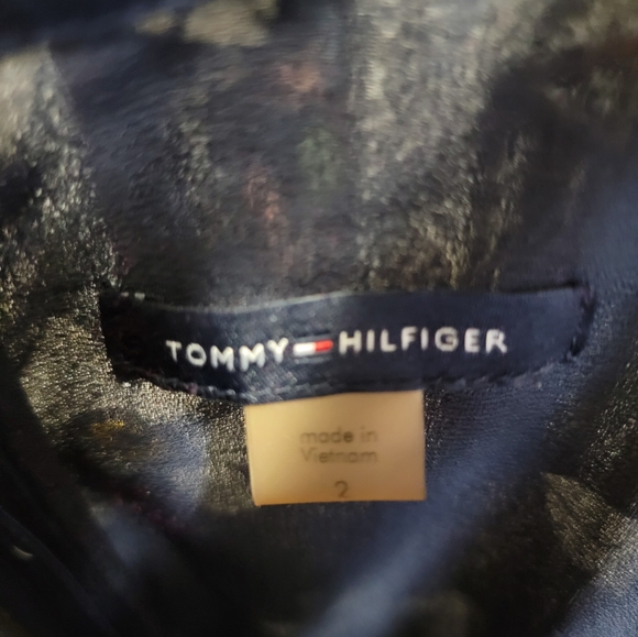 Tommy Hilfiger midi dress size 2. Beautiful floral print. Blue / white - Picture 7 of 11